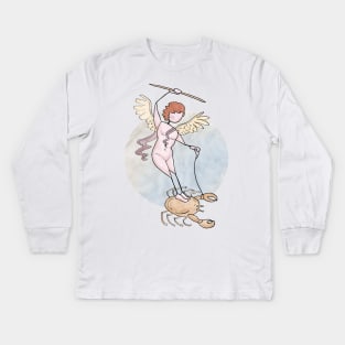 Eros and the Crab Kids Long Sleeve T-Shirt